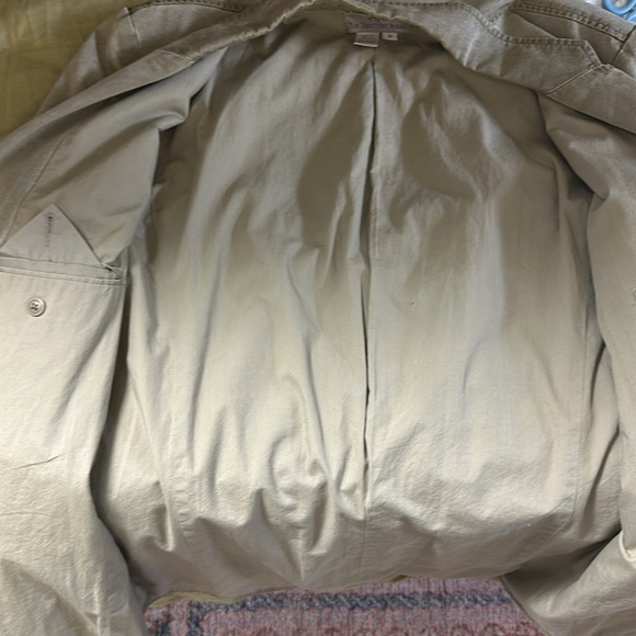 Vintage The Territory Ahead Silk & Cotton Blend Elongated Field Utility Blazer - Picture 8 of 10